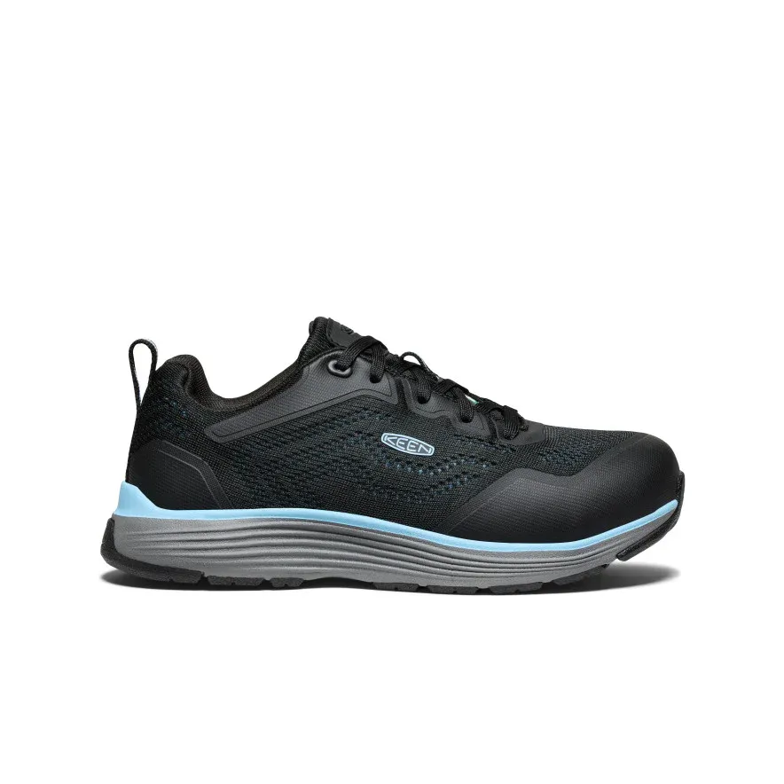 Espadrille KEEN 1030653 sans métal  Sparta 2  pour femme, Couleur: Noir et bleu, Grandeur: 5.5