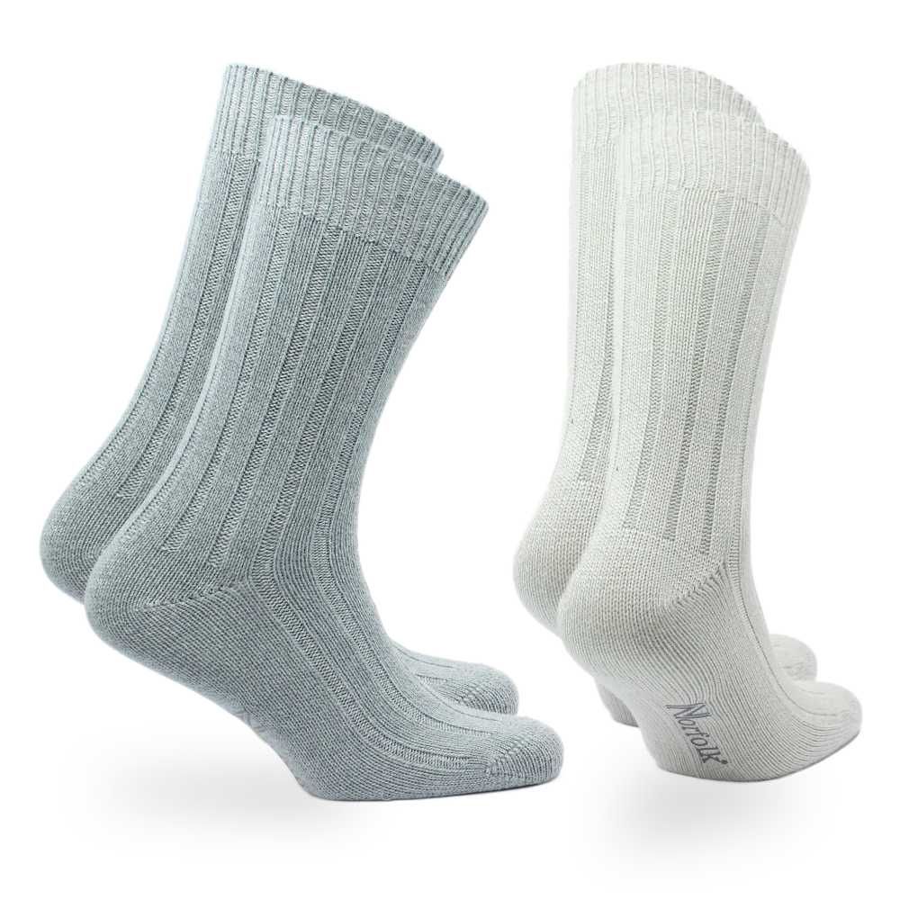 *Solde* Bas Norfolk Amsterdam-A3 40% Bambou 40% Coton 18% Polypropylène 2% Elastane, Couleur: Gris, Taille: 6-9