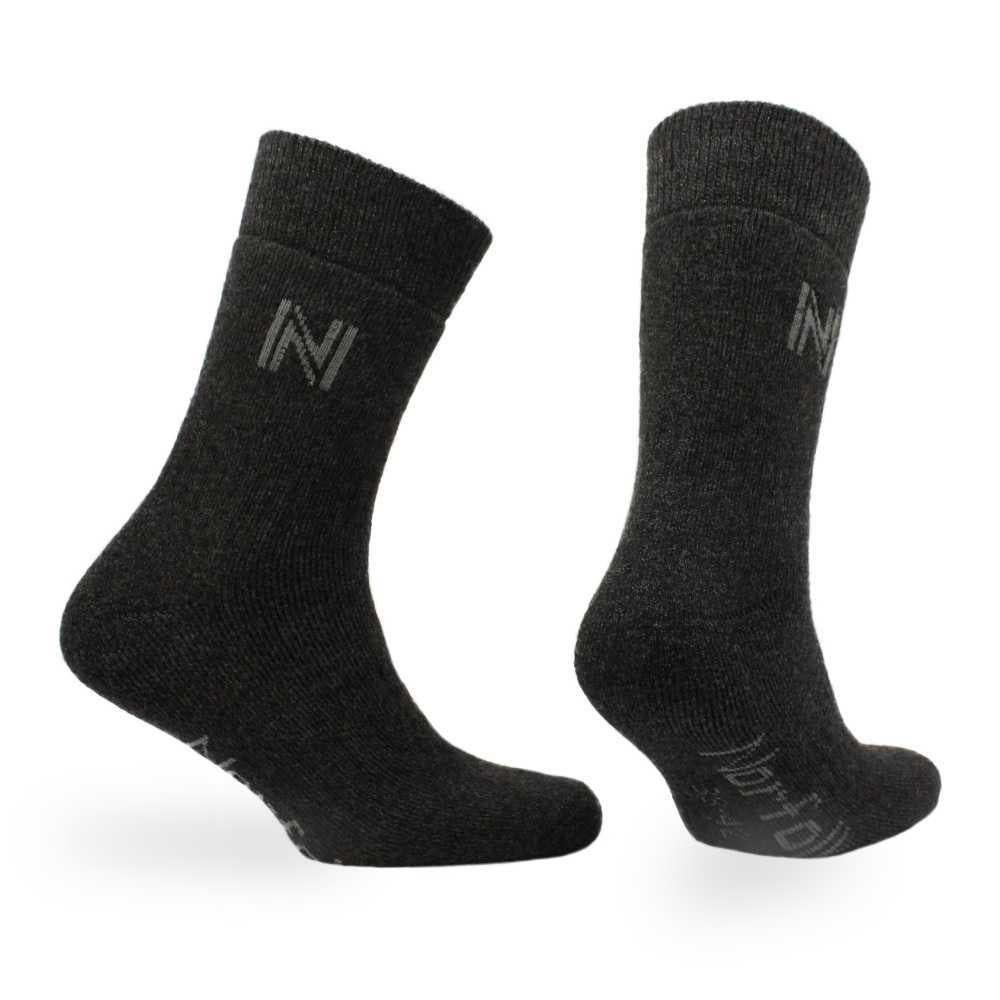 *Solde* Bas Norfolk GABBY-3 37% laine mérino, 33% bambou, 28% polyamide, 2% lycra, Couleur: Noir, Taille: 5-7
