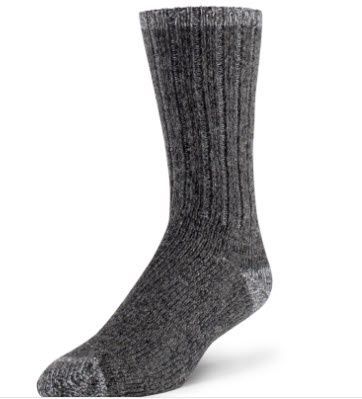 Bas Duray T1064 Polypropylène 68% et laine 30%, Couleur: GRIS FONCE, Taille: L