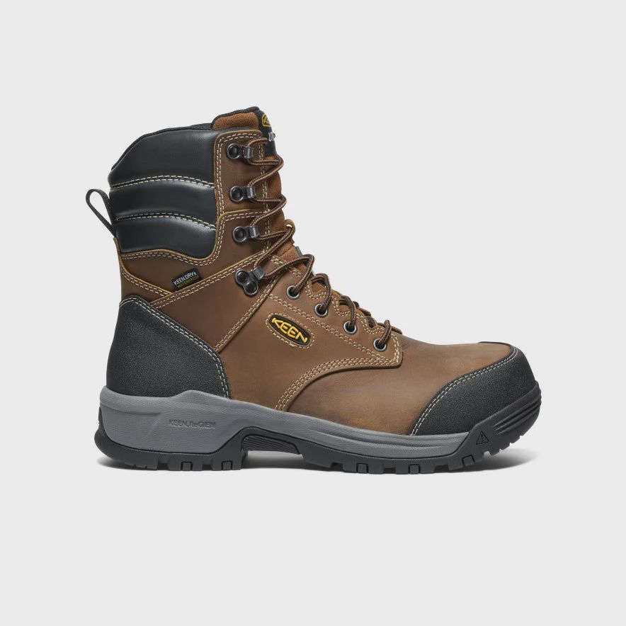 BOTTE KEEN 1029670 SANS MÉTAL WP EVANSTONE, Couleur: Brun, Largeur: Régulier, Taille: 7.5