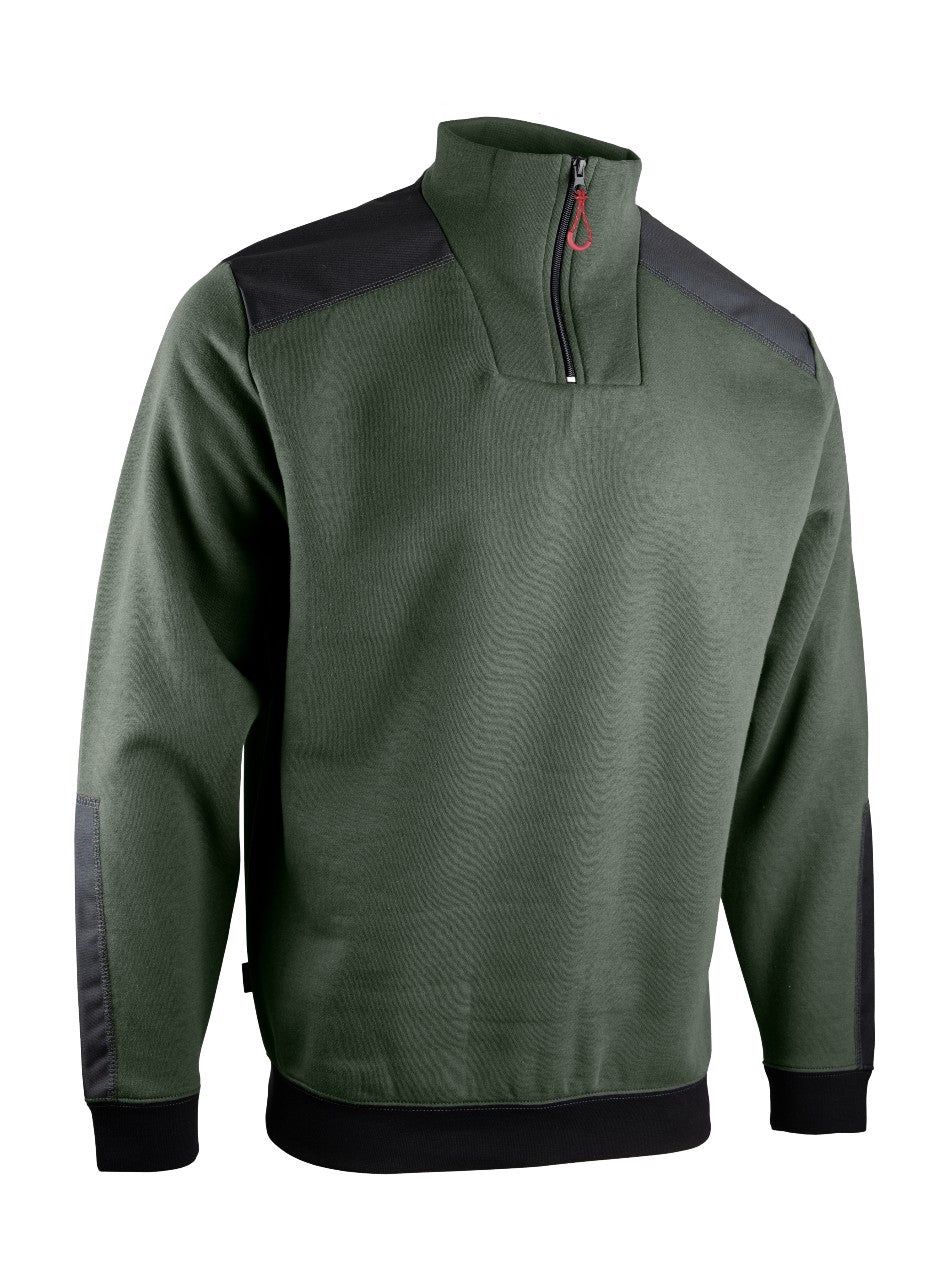 Pull Hugo Strong 8126 Collier trucker, Couleur: Vert, Grandeur: S