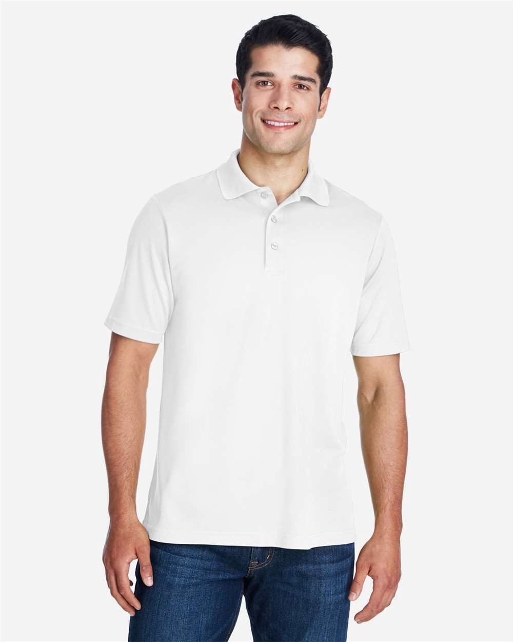 Polo Core 365 88181 Pique, Couleur: Blanc, Grandeur: XS