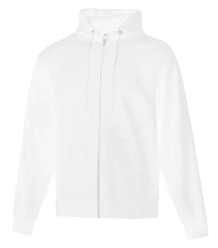 Hoodie ATC™ ATCF2600 50/50 coton/polyester unisexe, Couleur: Blanc, Grandeur: S