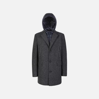 Manteau long Geox M5615AT3289F0311 Coupe-vent