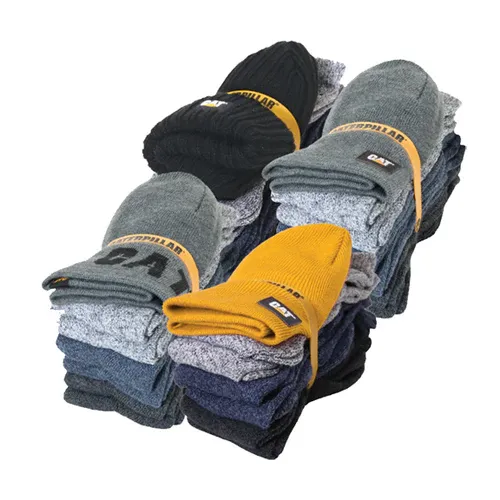 Ensemble tuque et bas  CATERPILLAR CAT1490006, Grandeur: 10-13