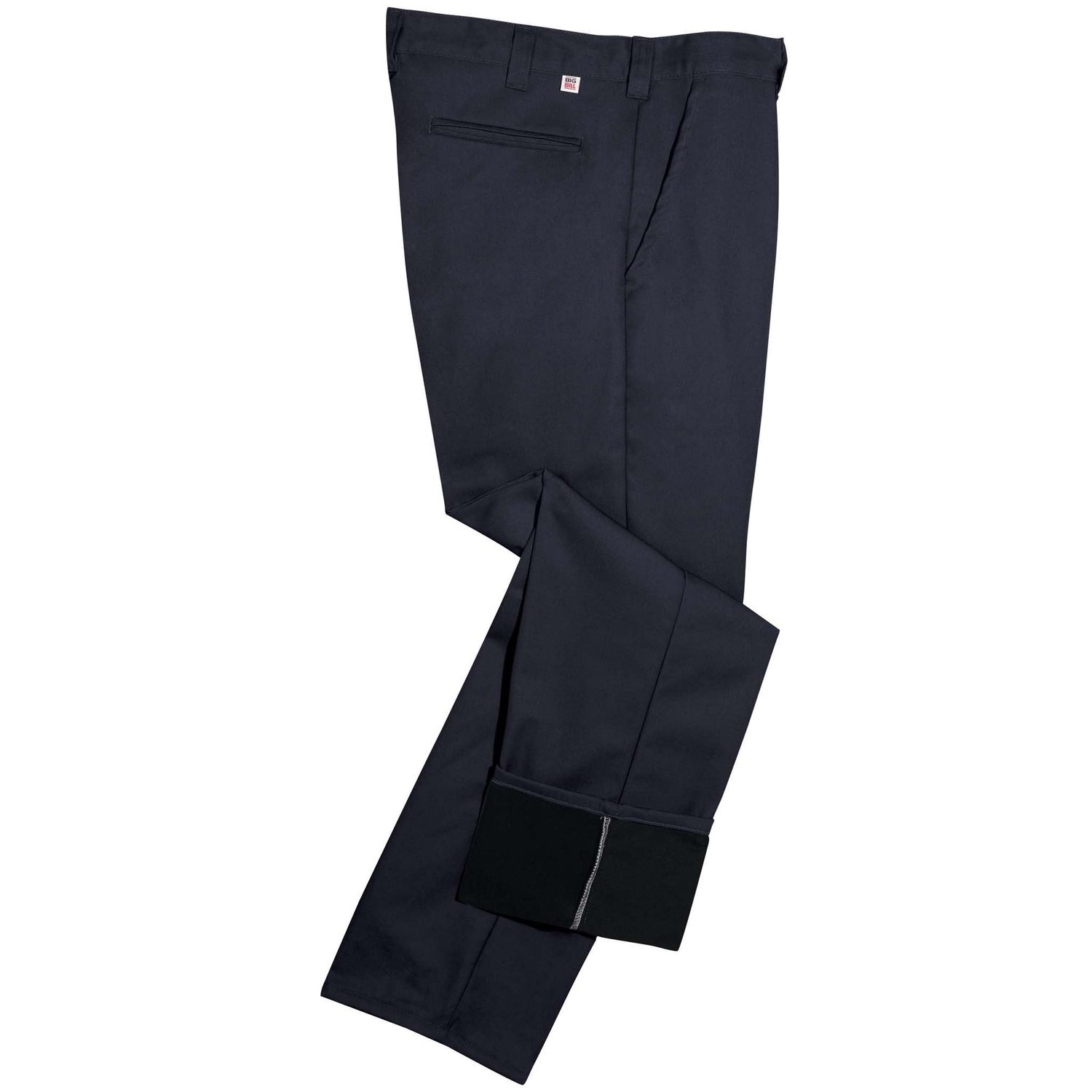 PANTALON BIG BILL 2147 DOUBLÉ TRICOT MOLLETONNÉ, Couleur: MARINE, Grandeur: 28, Longueur: 32