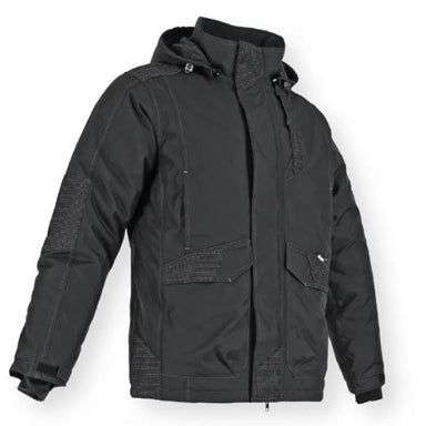 *Solde* Manteau Hugo Strong 2268 Imperméable et matelassé, Couleur: Noir, Grandeur: S