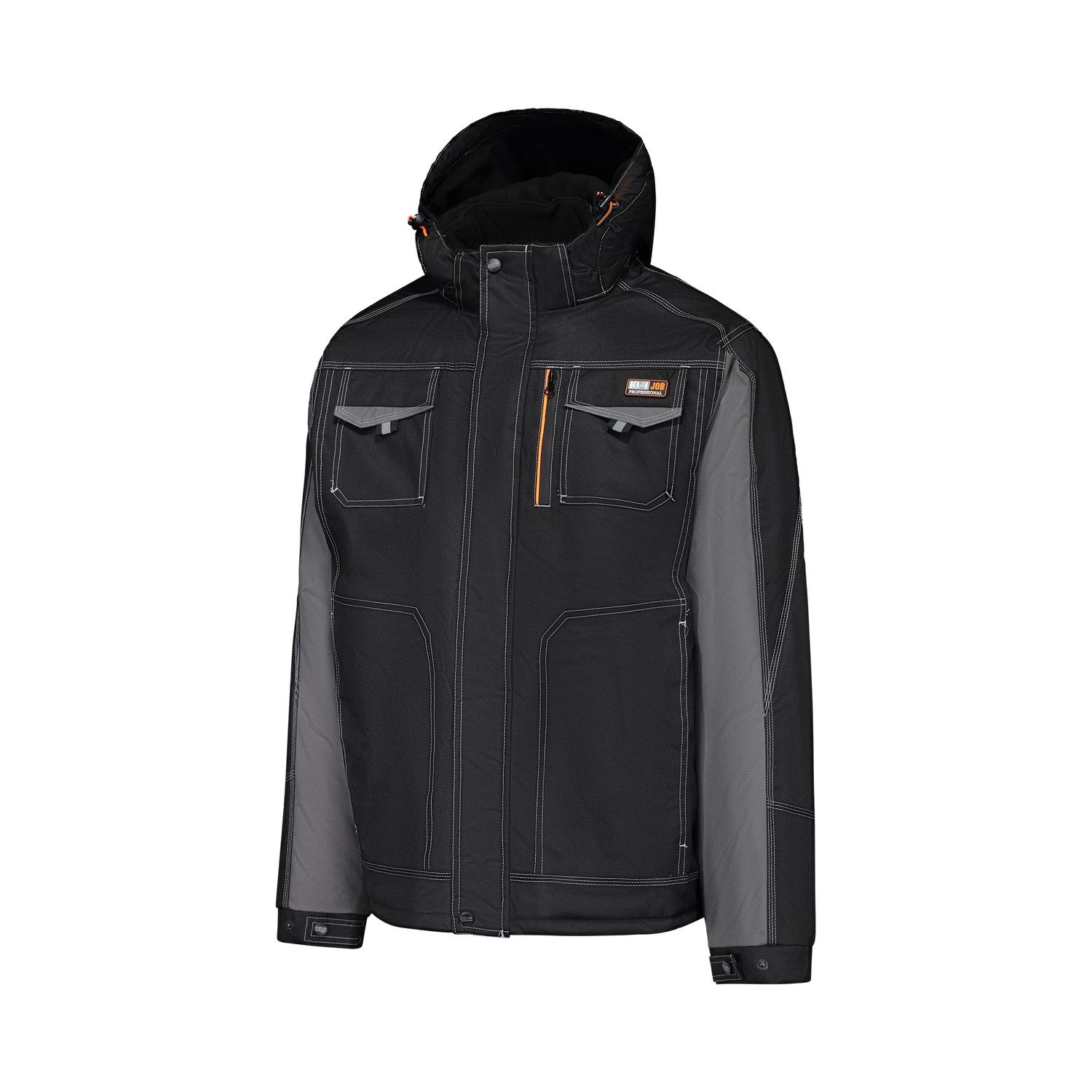 Manteau 100% Polyester Heatlocker 10/4 Job T25350, Couleur: NOIR, Grandeur: M