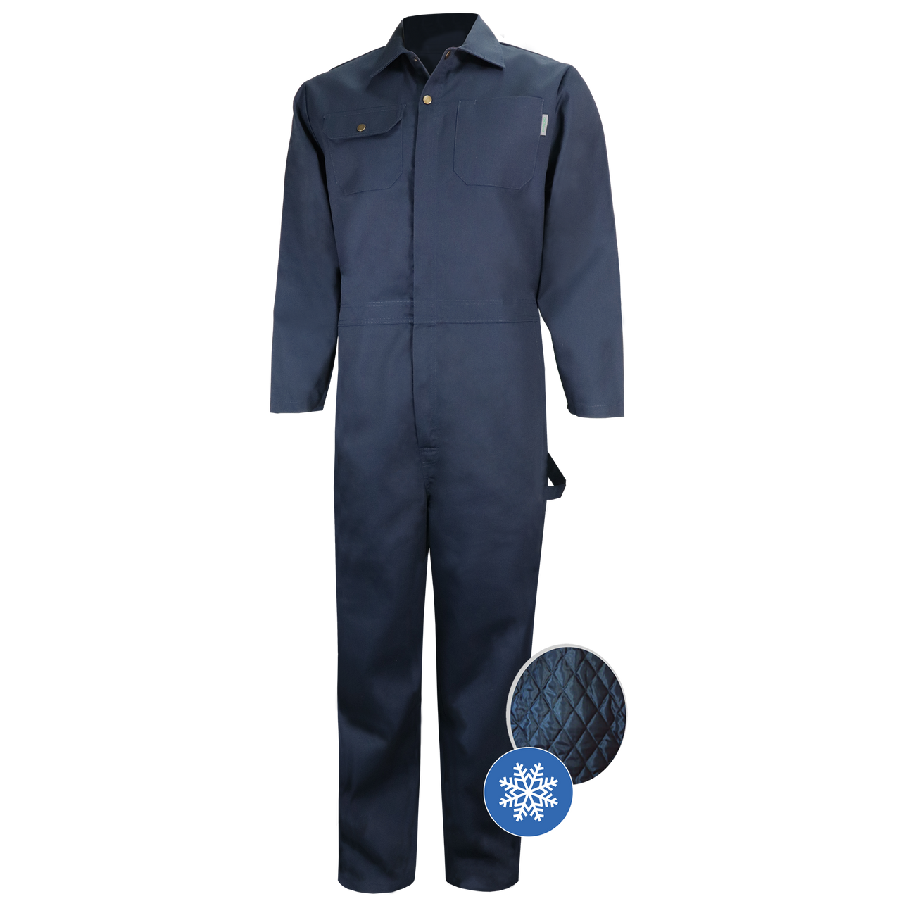 Couvre-tout GATTSWORKWEAR 791D Doiblé piqué zip jambe, Couleur: Marine, Grandeur: M