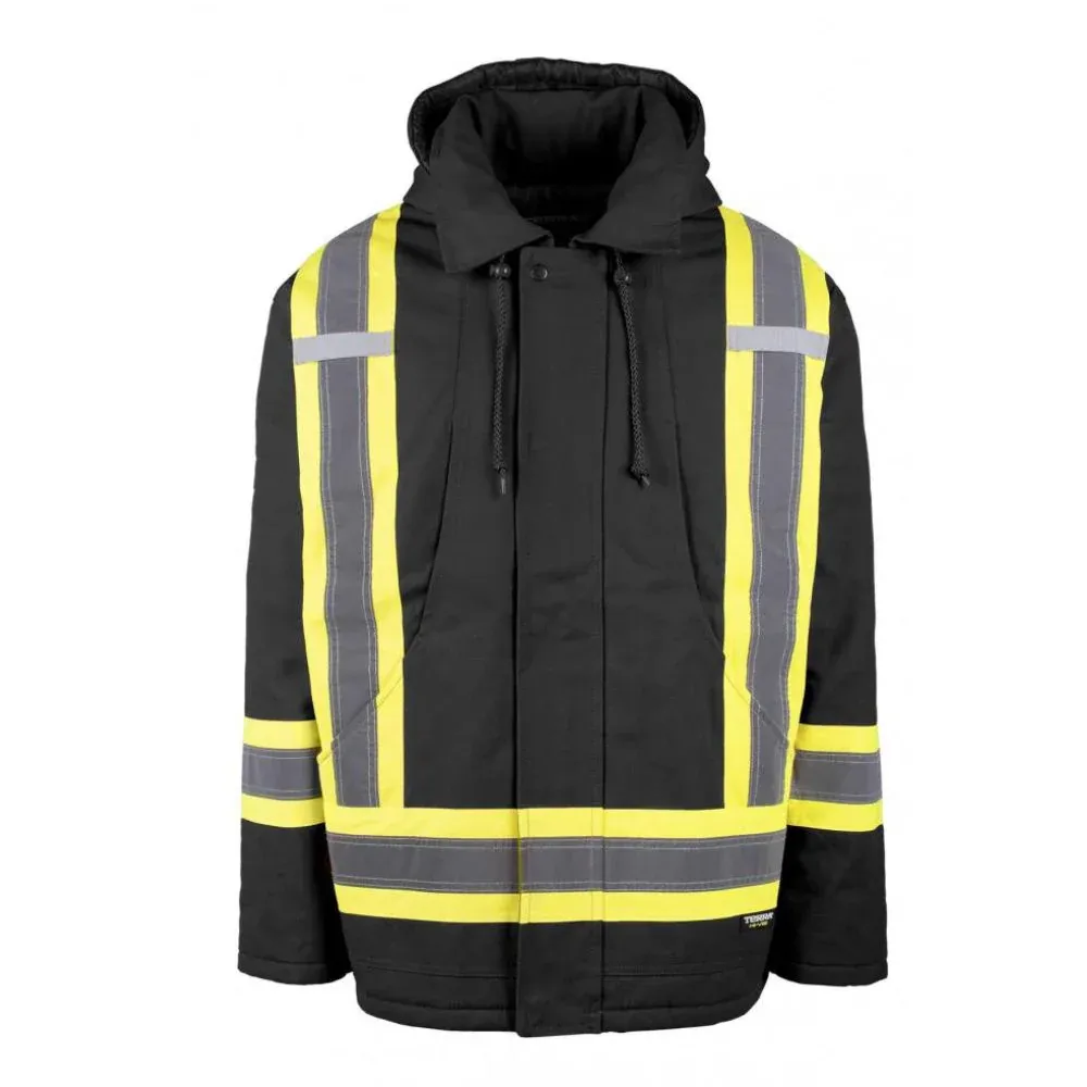 Parka Terra 116568 Haute visibilité duck, Couleur: Noir, Grandeur: S