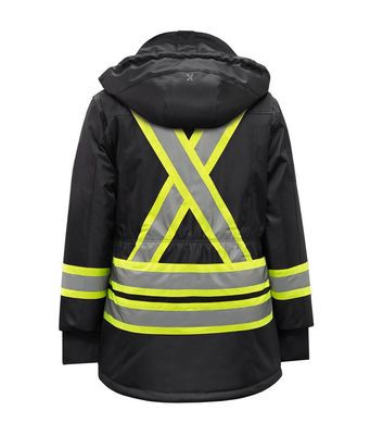 MANTEAU D'HIVER PILOTE &amp; FILLES PF400 DOUBLÉ POLAR BANDES RÉFLÉCHISSANTE