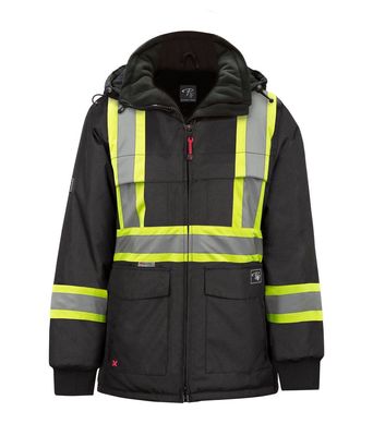 Manteau d'hiver Pilote et Filles PF400 doublé avec bandes réfléchissantes