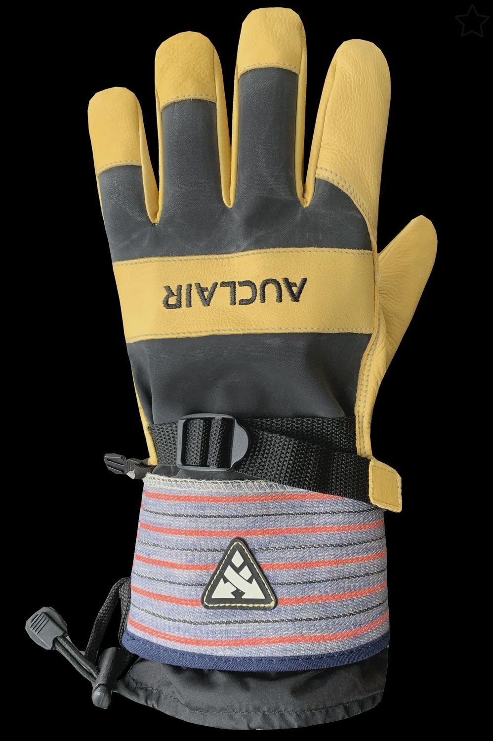 Gants Auclair Mountain Ops 2 Imperméable, Couleur: Noir/Jaune, Grandeur: S