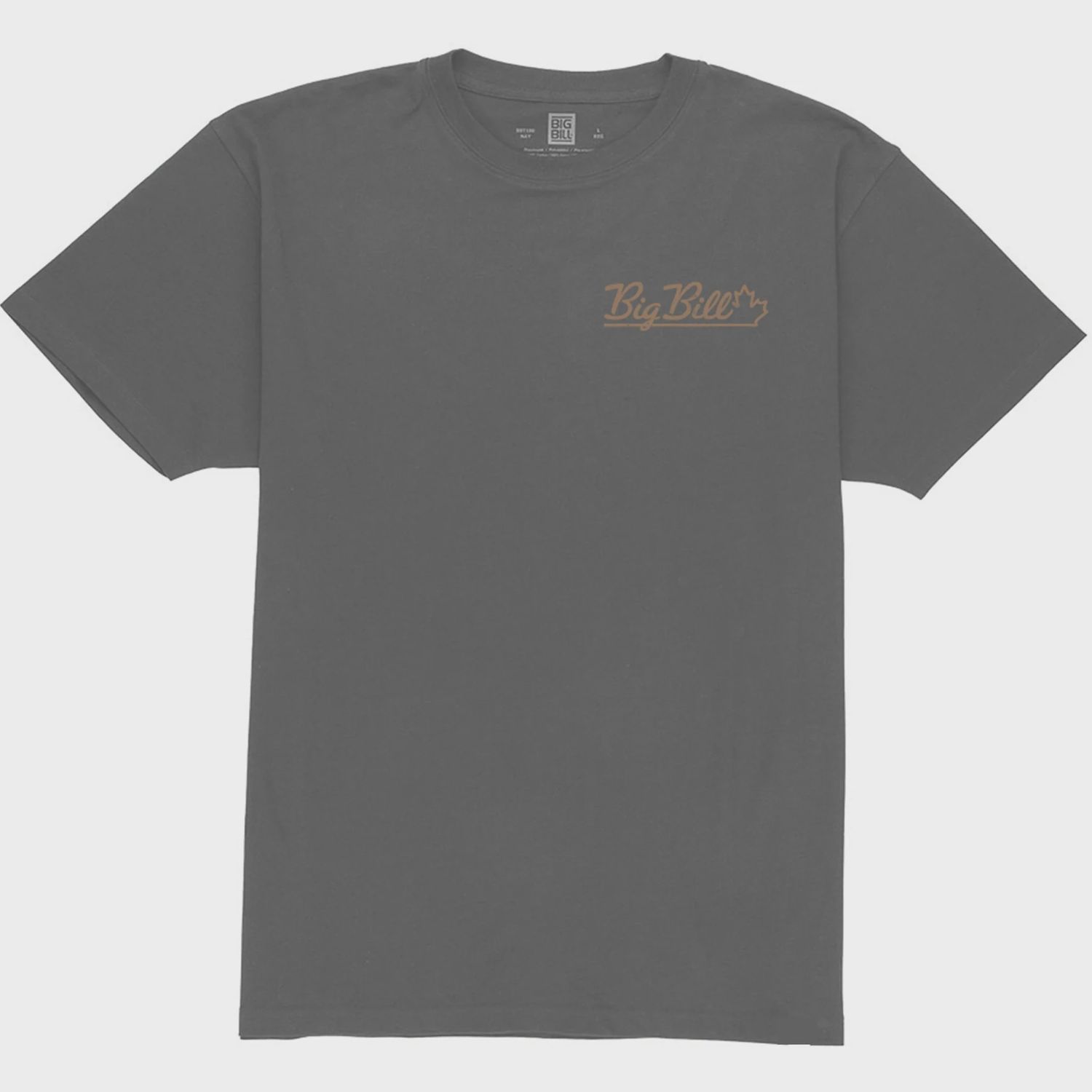 T-SHIRT BIG BILL FC180B FARMERS CO-OP M/C, Couleur: GRIS, Grandeur: M