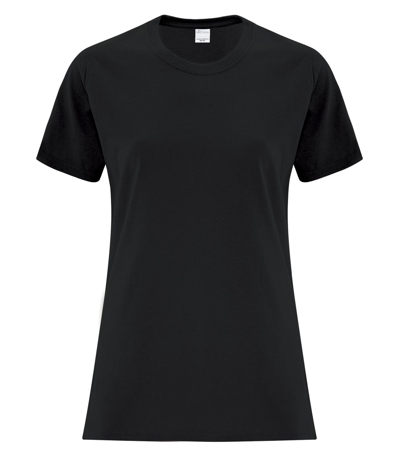 Tee ATC 1000L 100% coton, Couleur: Noir, Grandeur: XS