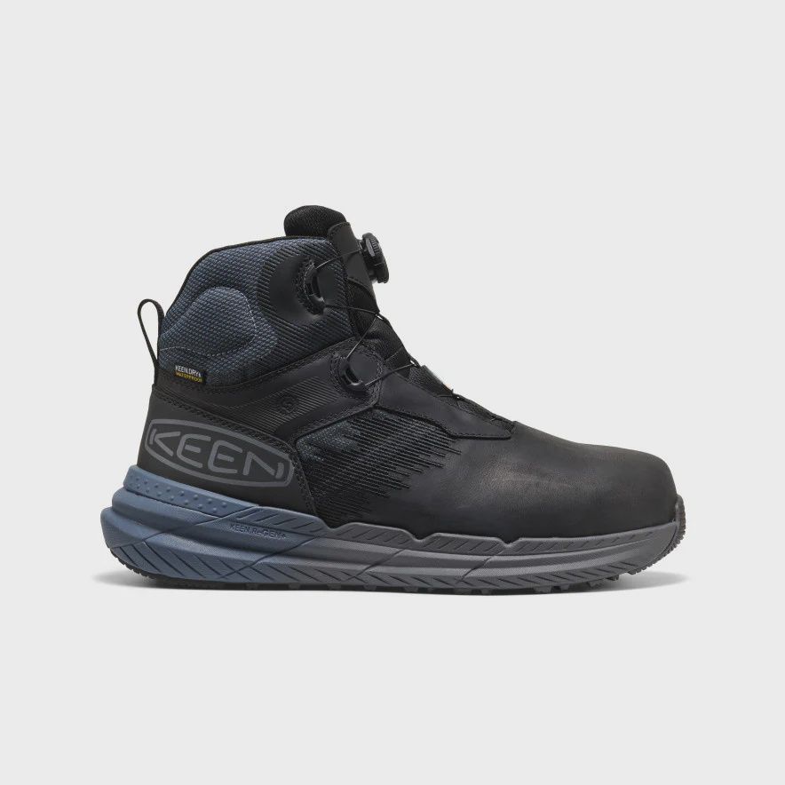 *Solde* Bottes de travail KEEN 1031646 Imperméable, Couleur: Noir, Grandeur: 7