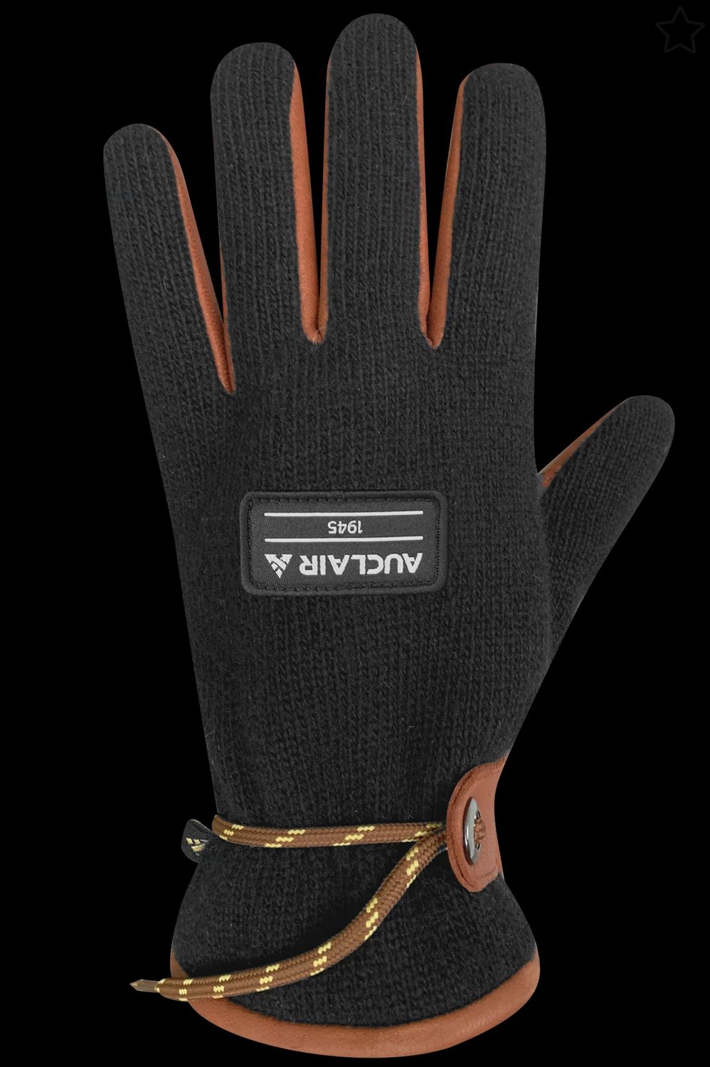 Gants Auclair 6L001 Ted Doublure en laine mérinos, Couleur: Cognac, Grandeur: M