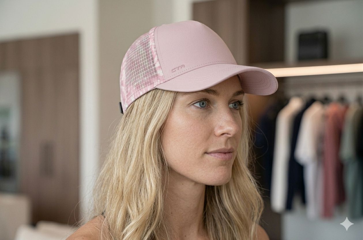 Casquette CTR 1425 Respirante et solaire pour Femmes, Couleur: Rose
