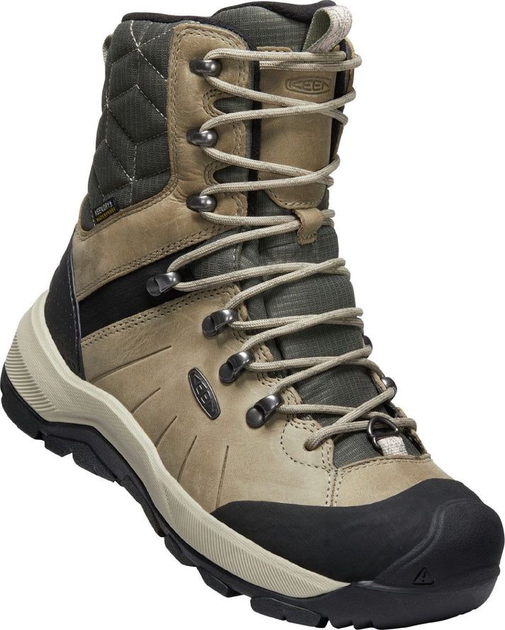 Bottes d'hiver KEEN Revel IV High Polar Veliver Imperméable, Couleur: Taupe, Grandeur: 10