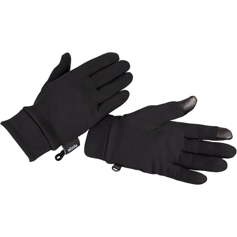 Gants Alizée D43299 Power Stretch pour femmes, Couleur: Noir, Grandeur: M