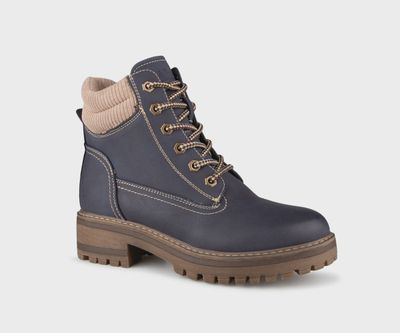 Botte Alberto D748357 Lacé+Zipper SOLEVA pour femmes