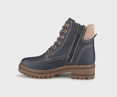 Botte Alberto D748357 Lacé+Zipper SOLEVA pour femmes