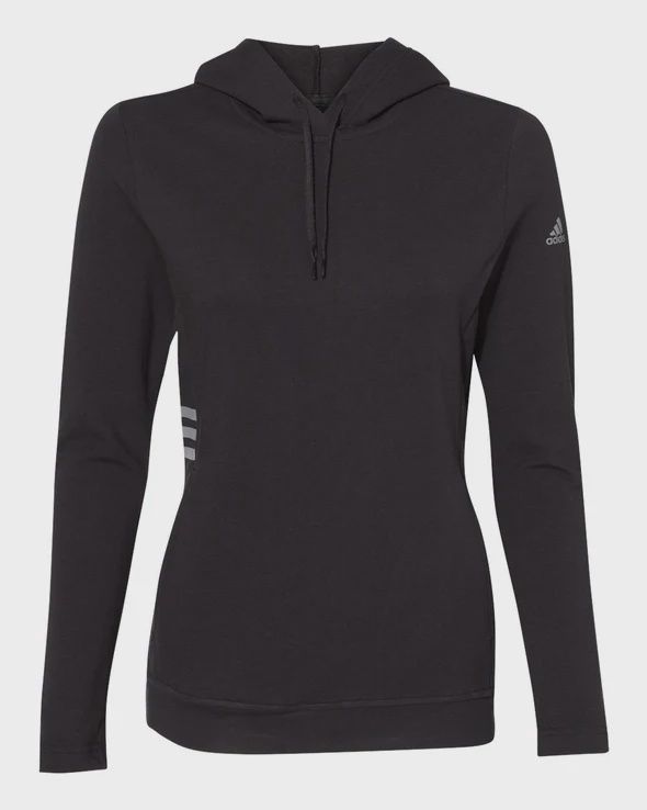 Molleton Adidas A451 Léger avec Capuche pour femmes, Couleur: Noir, Grandeur: L