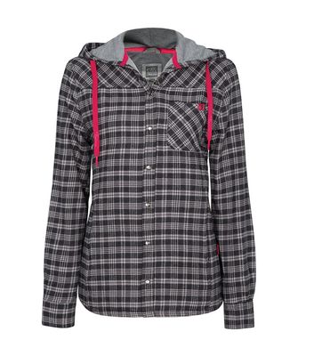 Chemise Pilote et Filles PF460 Chemise en flanelle doublée à capuchon