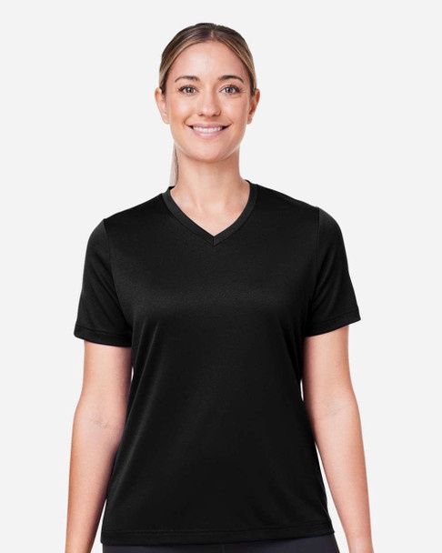 T-Shirt Team 365 TT15W Mesh, Couleur: Noir, Grandeur: L