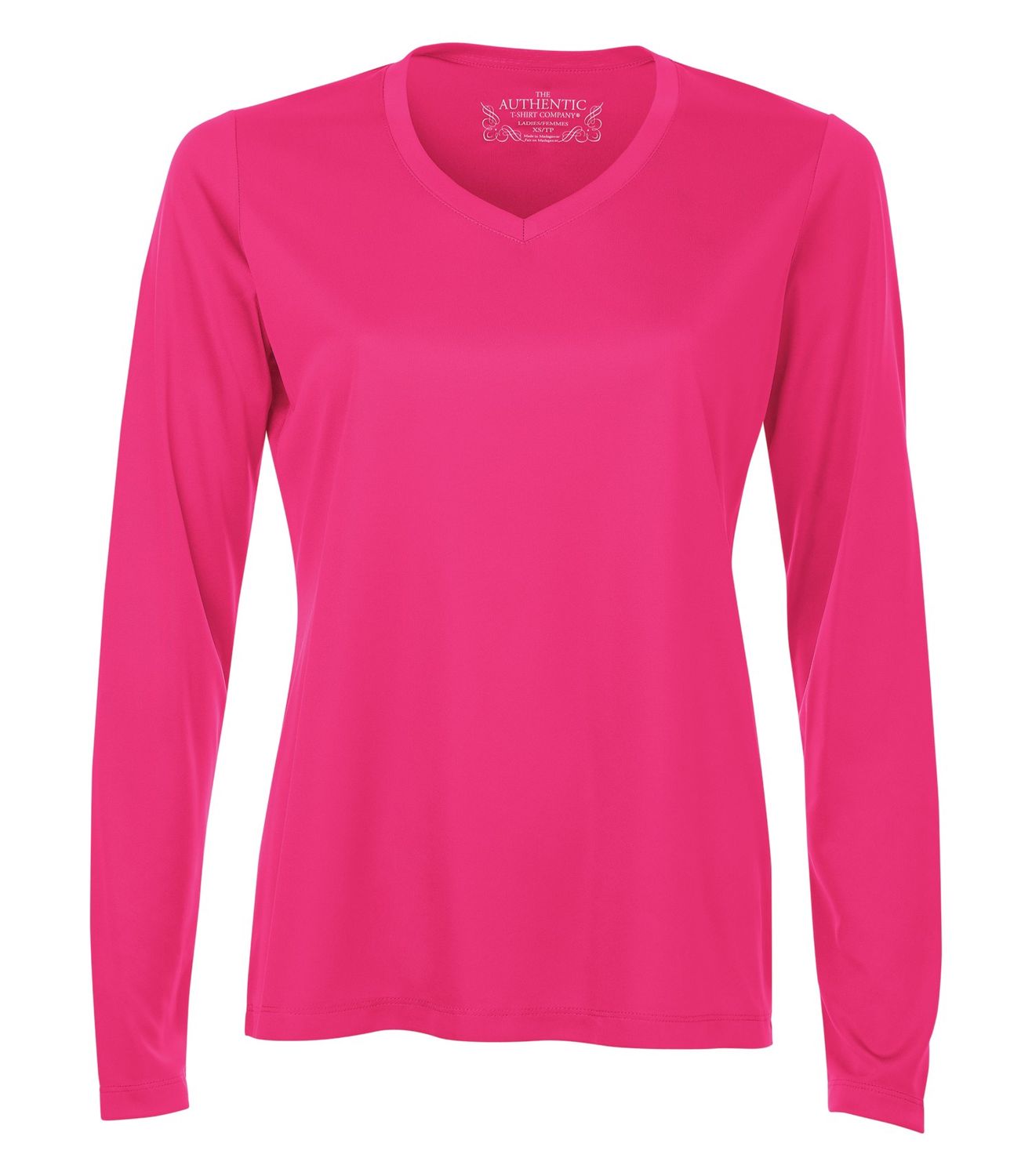 Tee ATC™ PRO TEAM L3520LS 100% polyester interlock haute performance, Couleur: Framboise, Grandeur: S