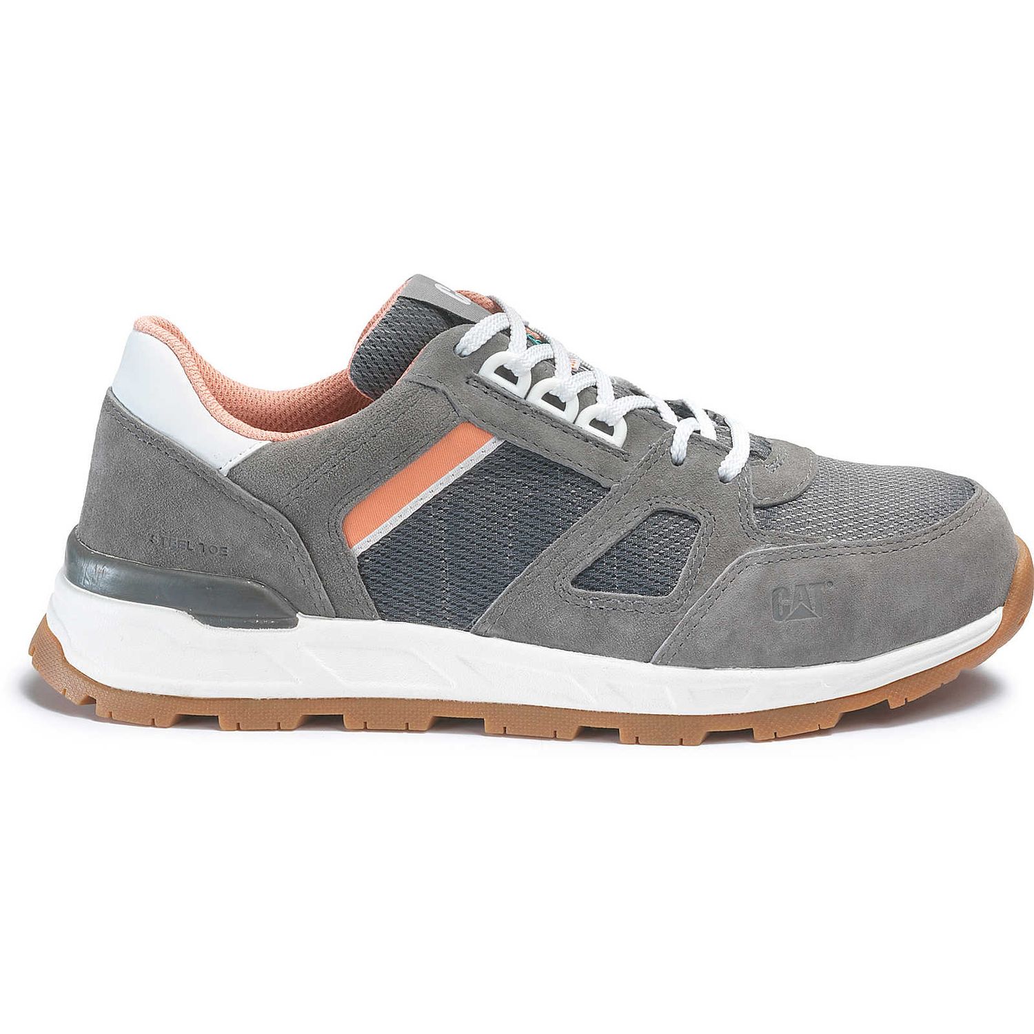 Espadrille Caterpillar P310493 cap acier sem lenzi Woodward pour femme, Couleur: Gris, Grandeur: 10