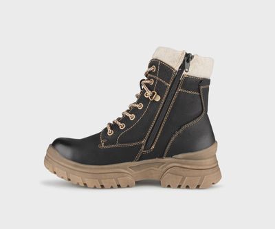 Botte Alberto D313350 Lacé+Zipper CEBOLA pour femmes