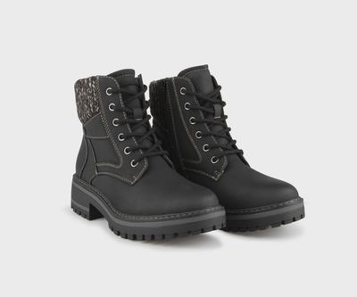 Botte Alberto D748454 Lacé+Zipper WELSON pour femmes
