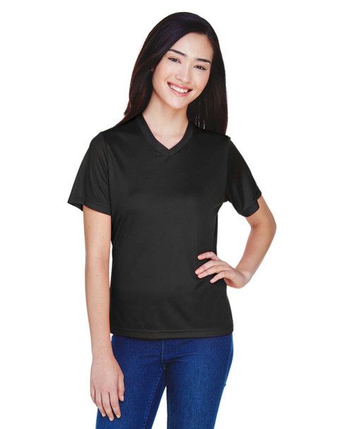 T-shirt Team 365 TT11W Zone Performance, Couleur: Noir, Grandeur: L