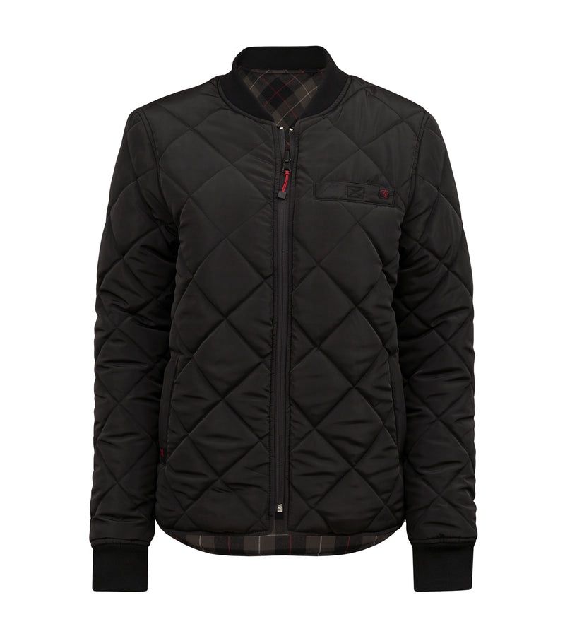 Manteau Pilote et Filles PF485 Réversible, Couleur: Noir/Khaki, Grandeur: S