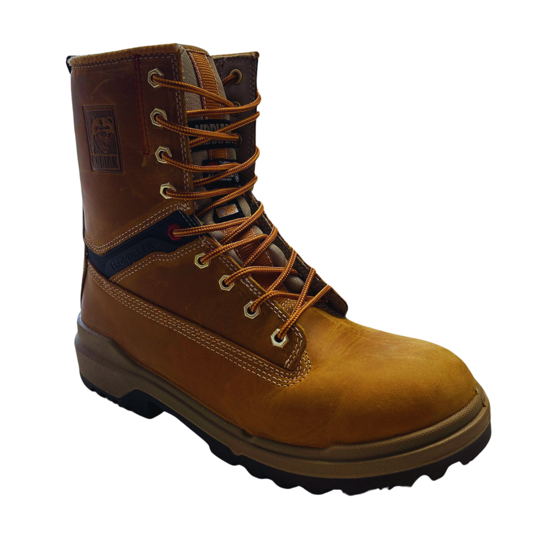 *Solde* Bottes de travail KODIAK 550404( 4NK4FWE) Pointe composite approuvée CSA, Couleur: Tan, Grandeur: 10