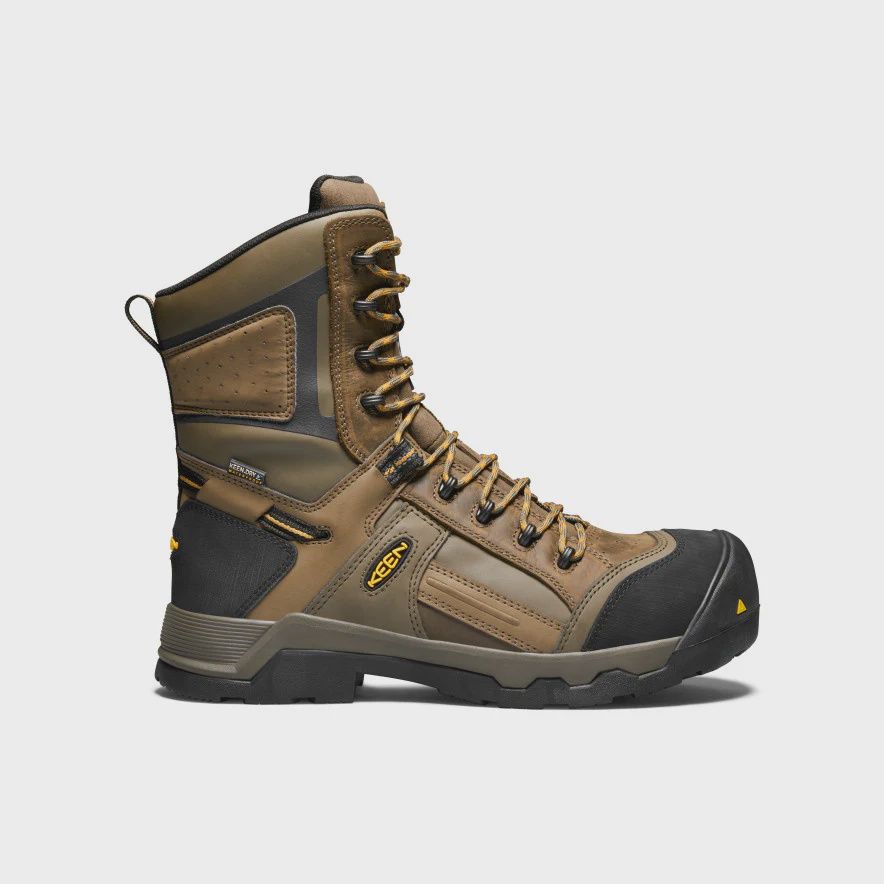 Bottes de travail KEEN CSA Davenport 8 Isolé, Couleur: Brun, Grandeur: 13