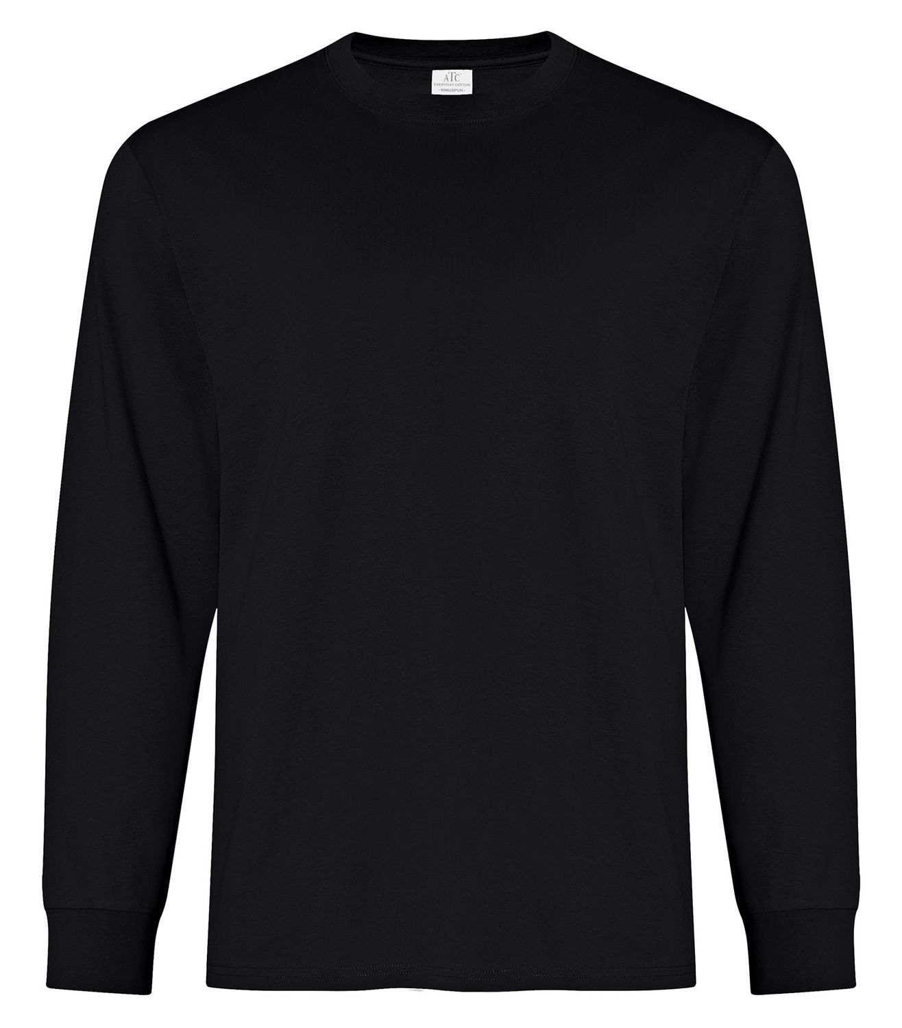 Tee à manches longues ATC™ ATC2015 Coton à fil rond, Couleur: Noir, Grandeur: L