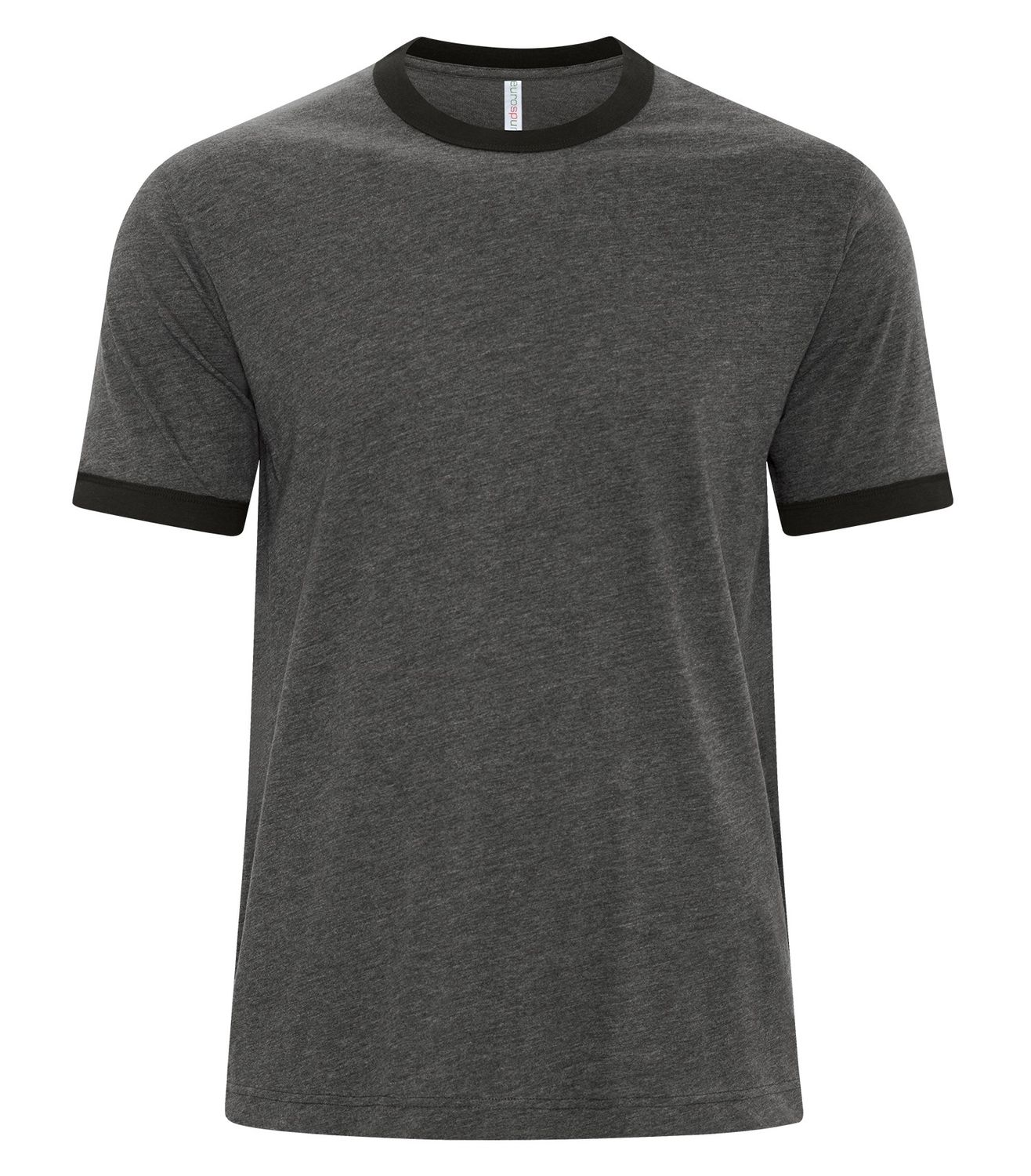 T-shirt ATC™ ATC9001 100% coton peigné et fil à anneaux, Couleur: Charcoal/Noir, Grandeur: L
