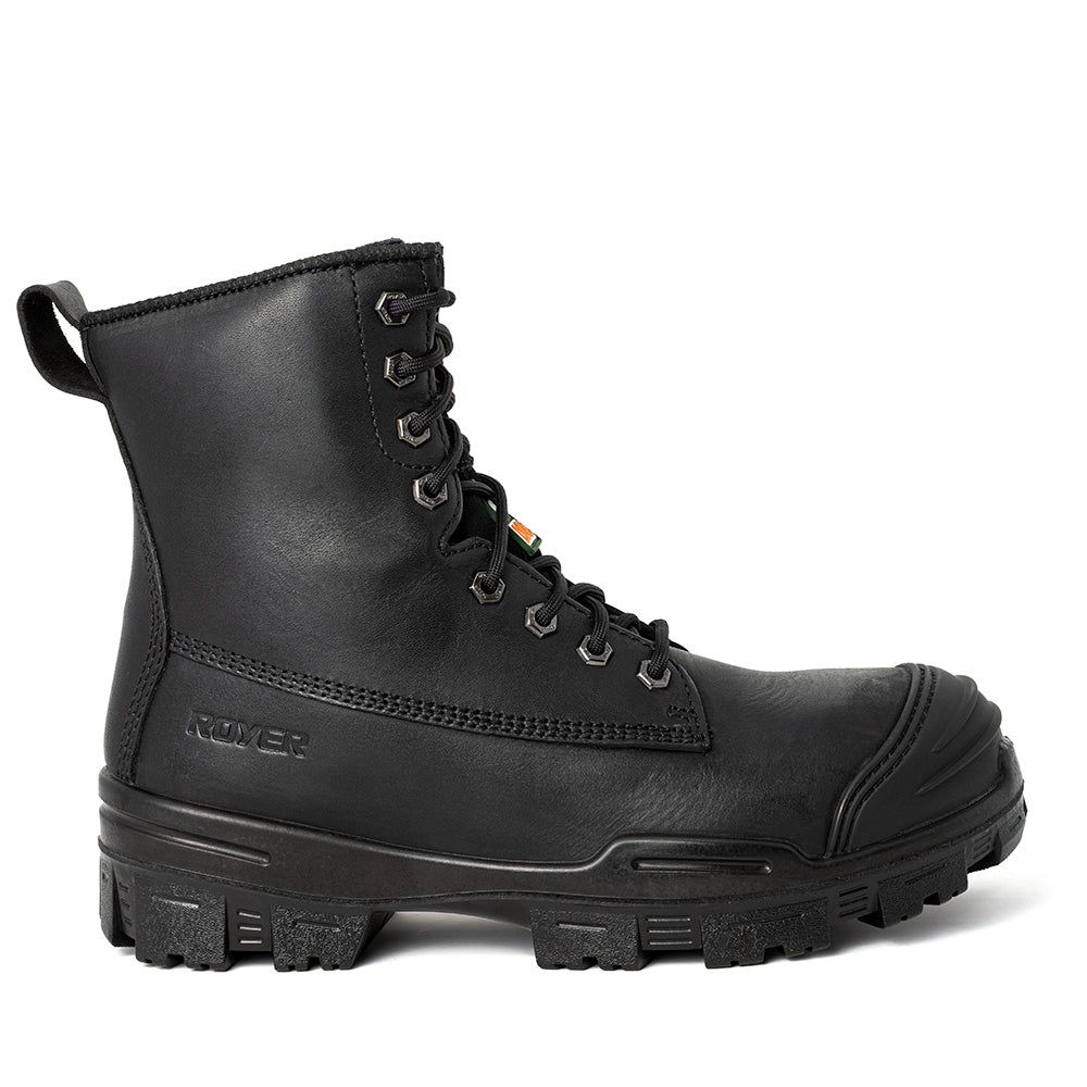 Bottes de travail Royer 6000VT Isolées 8 pouces, Couleur: Noir, Grandeur: 7