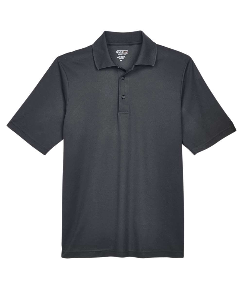 Polo Core 365 88181 100% polyester pique, Couleur: Charbon, Grandeur: 2XL