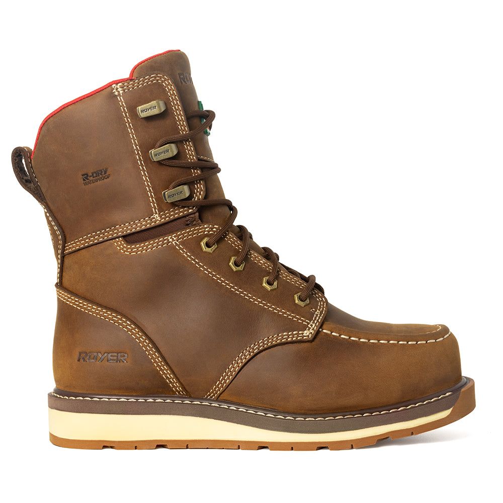 Bottes Royer 8950RTI SANS MÉTAL Imperméables, Couleur: Brun, Grandeur: 11