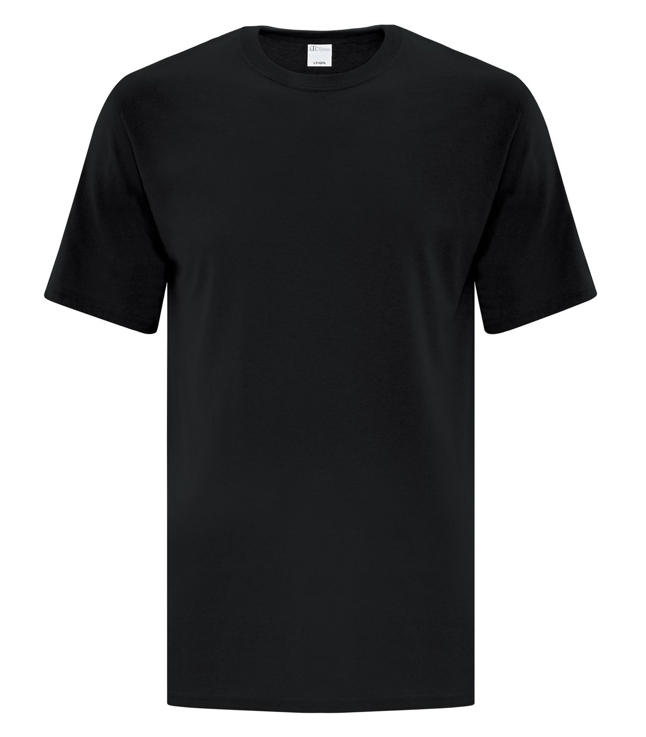 T-shirt ATC™ ATC1000TOOO 100% coton, Couleur: Noir, Grandeur: XXL