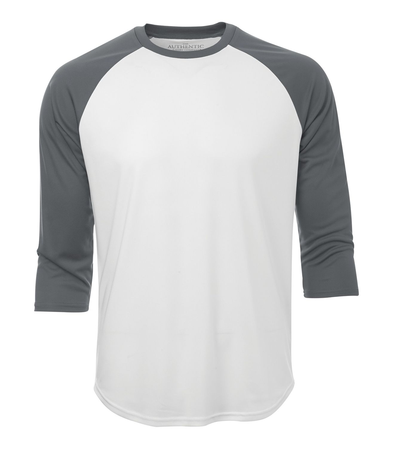 Jersey ATC S3526 100% polyester interlock, Couleur: Blanc/Gris, Grandeur: L