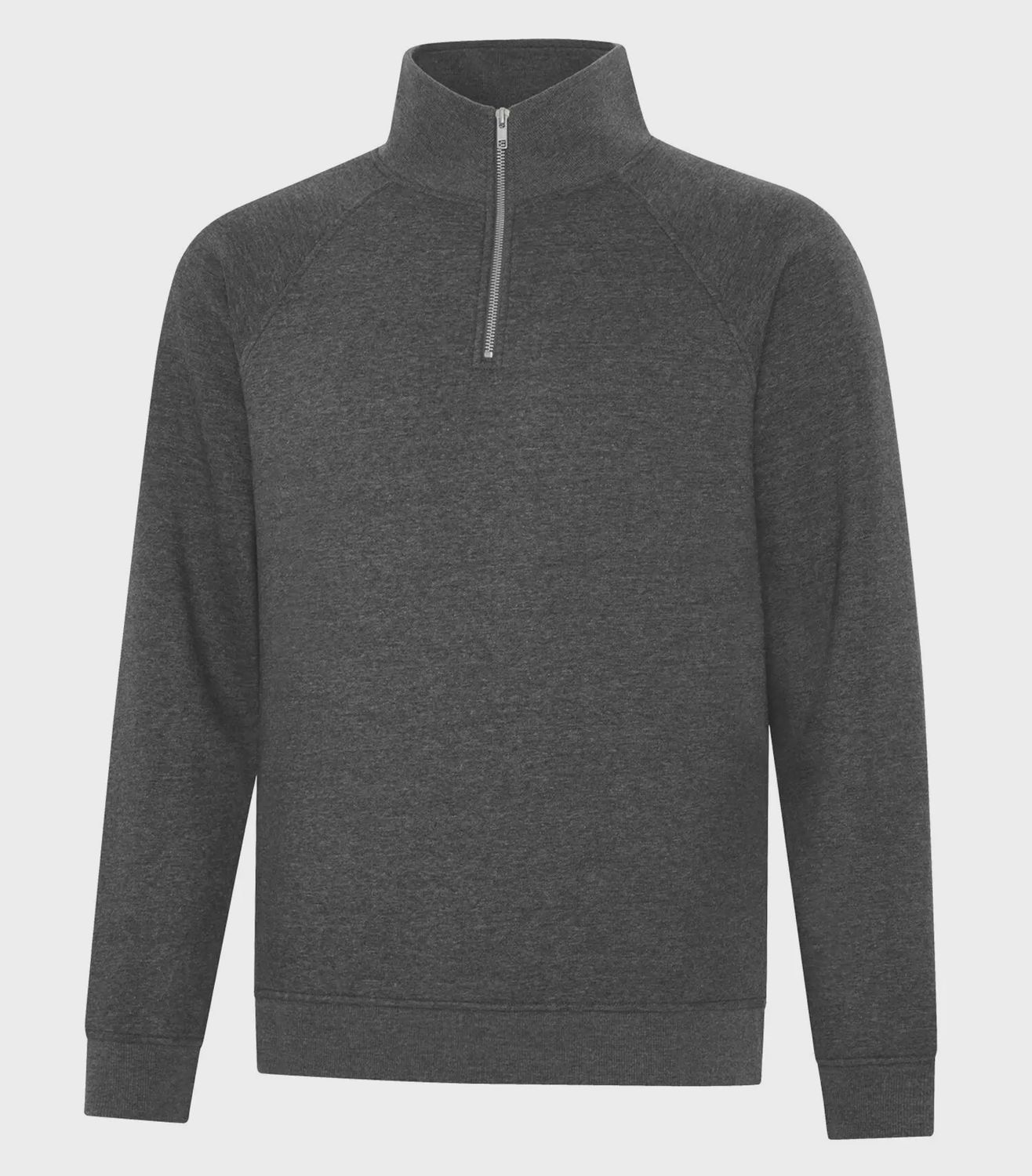 Coton ouaté à zipper 1/4 ATC F2042, Couleur: Charcoal, Grandeur: L