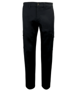 Pantalon cargo Gatts Workwear 011EXD extensible doublé de polar, Couleur: Noir, Grandeur: 32, Longueur: 32