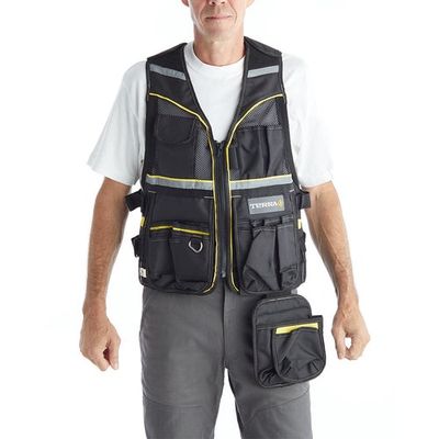 Veste Terra 103530BLK Réfléchissante en mesh