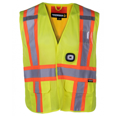 Veste de sécurité TERRA 60-116631 lumière LED