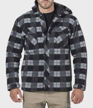Veste CATERPILLAR 1313058-92E Plaid, Couleur: Gris/Noir, Grandeur: 2XL
